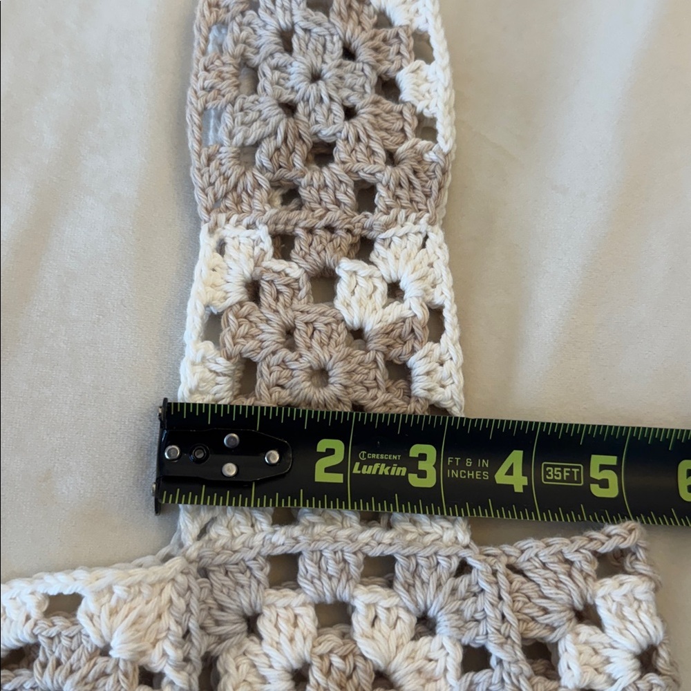 HAND CRAFTED Granny Square Crochet Patchwork Tank Top, see measurements - Picture 9 of 10